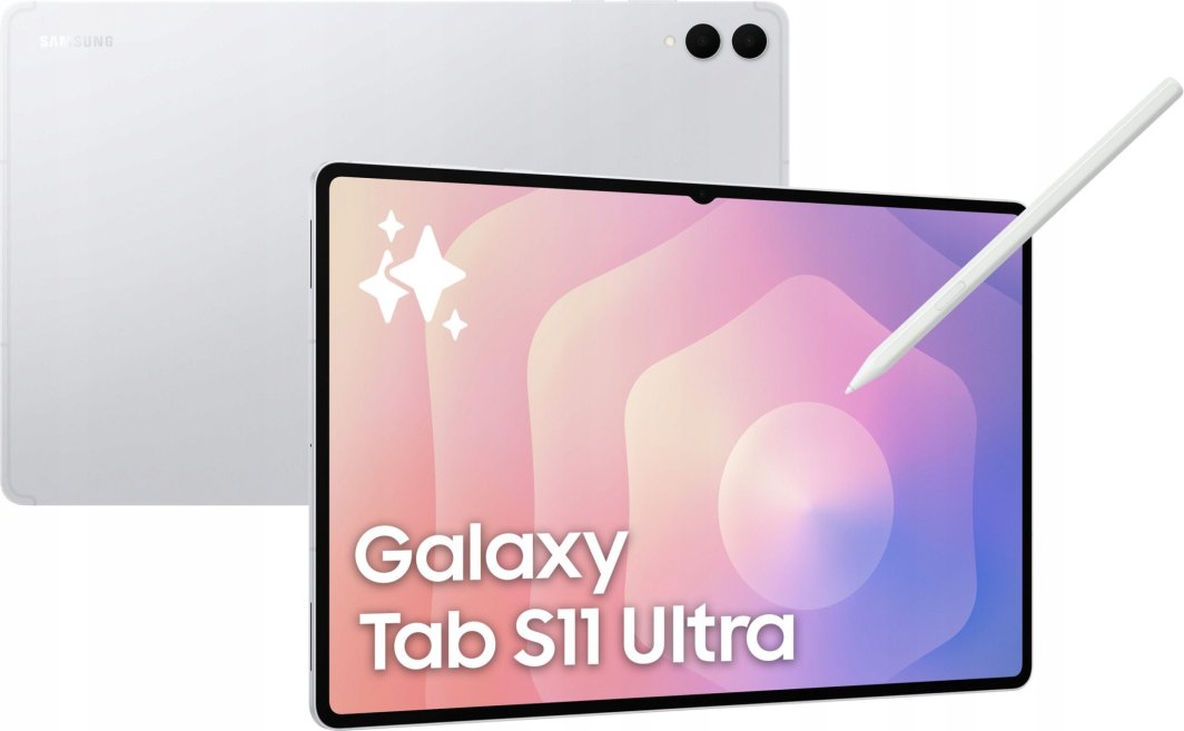 Tablet Samsung Galaxy Tab S11 Ultra 14.6" 256 GB 5G Srebrny (SM-X936BZSREUE) 1