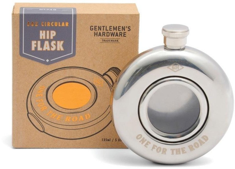 Piersiówka okrągła 135ml One For The Road 1