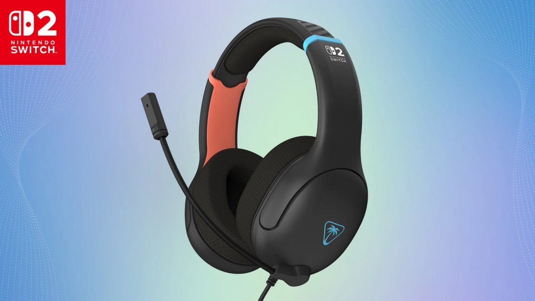 Turtle Beach headset Airlite Fit Nintendo Switch 2, black 1