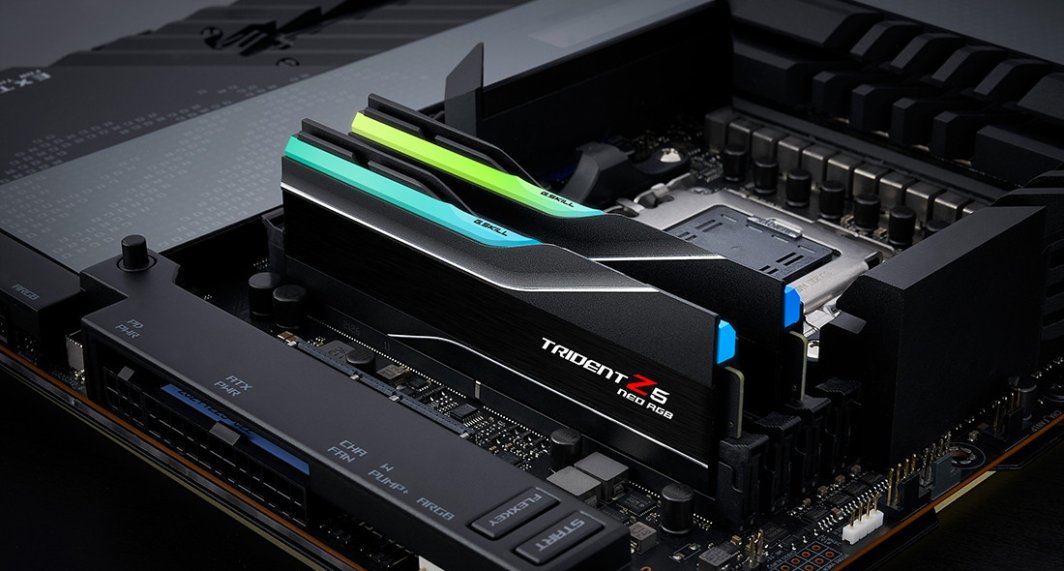 G.Skill Trident Z5 Neo RGB F5-6000J3244G64GX2-TZ5NR moduł pamięci 128 GB 2 x 64 GB DDR5 6000 MT/s 1