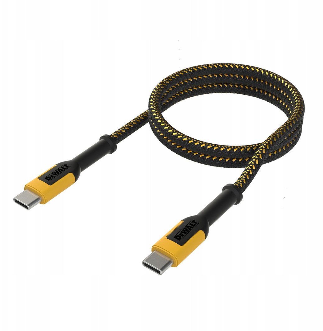 Kabel USB Dewalt USB-C - USB-C 1.2 m Czarny (DXMA131-0006-DWG) 1