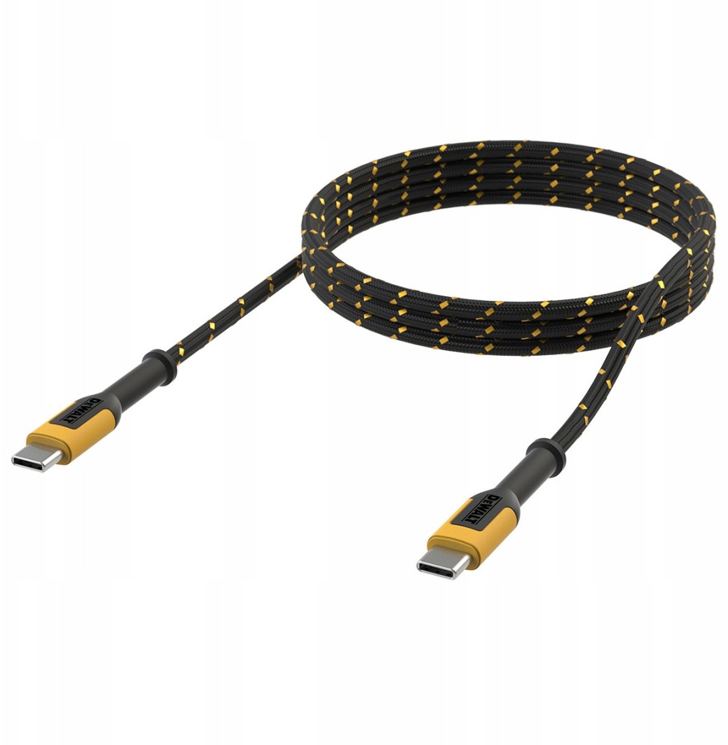 kabel usb c na usb c z technologią kevlar, do 100 w, 1,8m, d 1