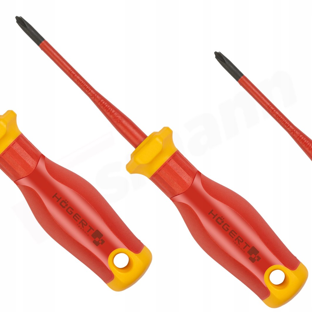 Wkrętak płasko-krzyżowy Gtv HT1S973-1 PH1/SL5 100 mm 1000V SLIM CrMo 1
