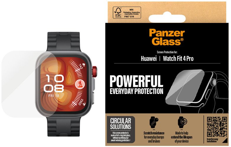 PanzerGlass Schutzglas Huawei Watch Fit 4 Pro 1