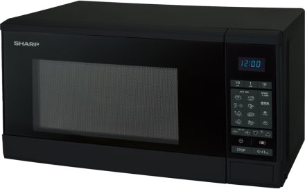 Sharp R270BK Mikrowelle schwarz 1