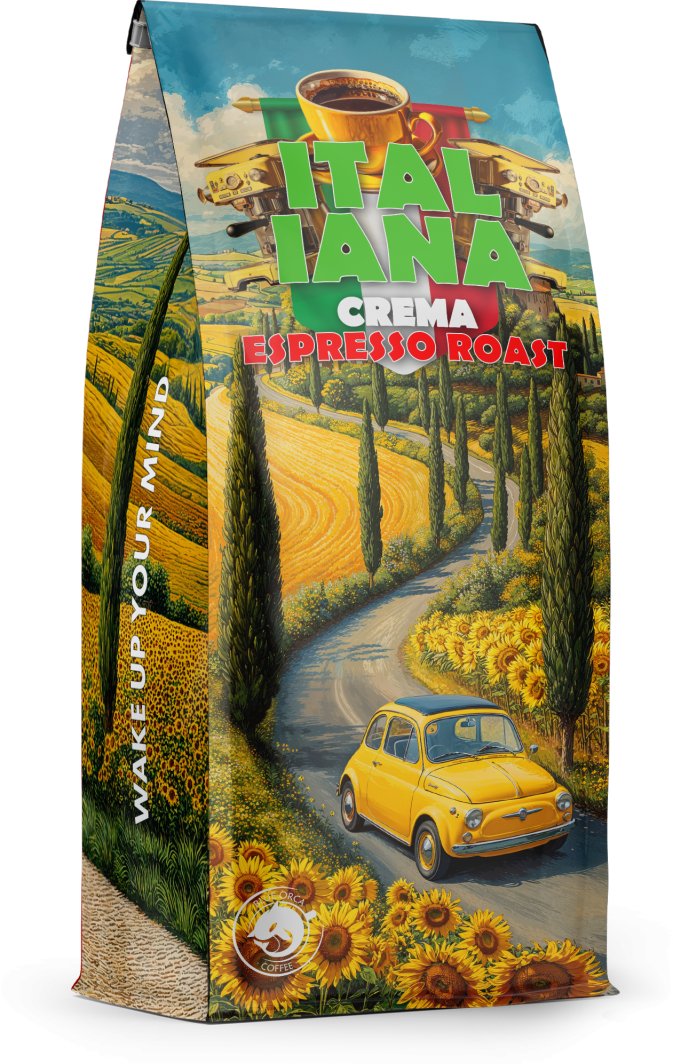 Kawa ziarnista 1kg Italiana Crema blend Blue Orca Coffee 1