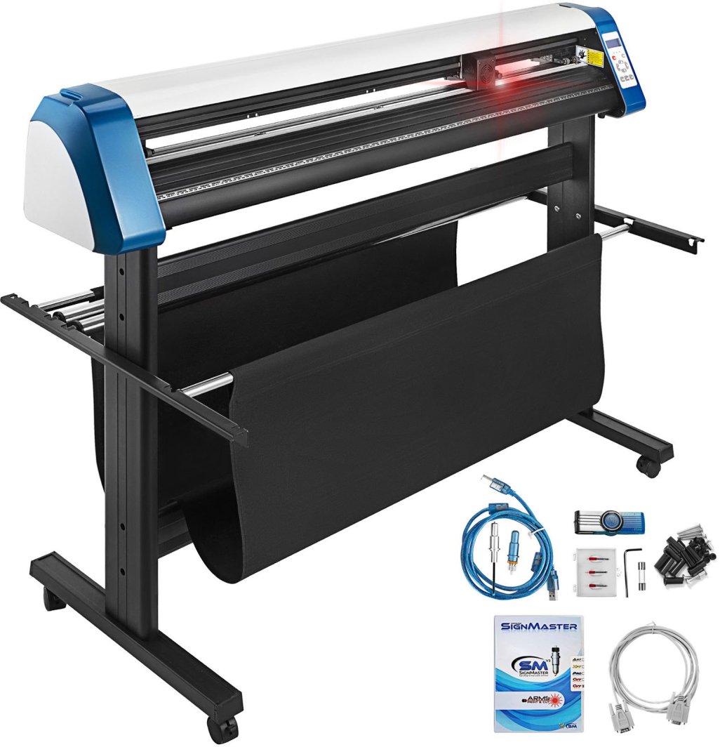Ploter Tnący do Winylu 1350 mm z Półautomatycznym Pozycjonowaniem Konturowym 1