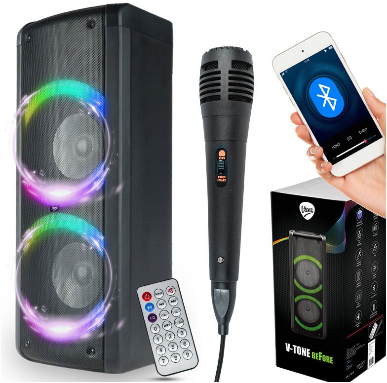 V-TONE beFore bezprzewodowy głośnik przenośny z mikrofonem 1