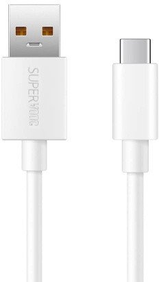 Kabel USB Oppo USB-C - USB-C 1 m Biały