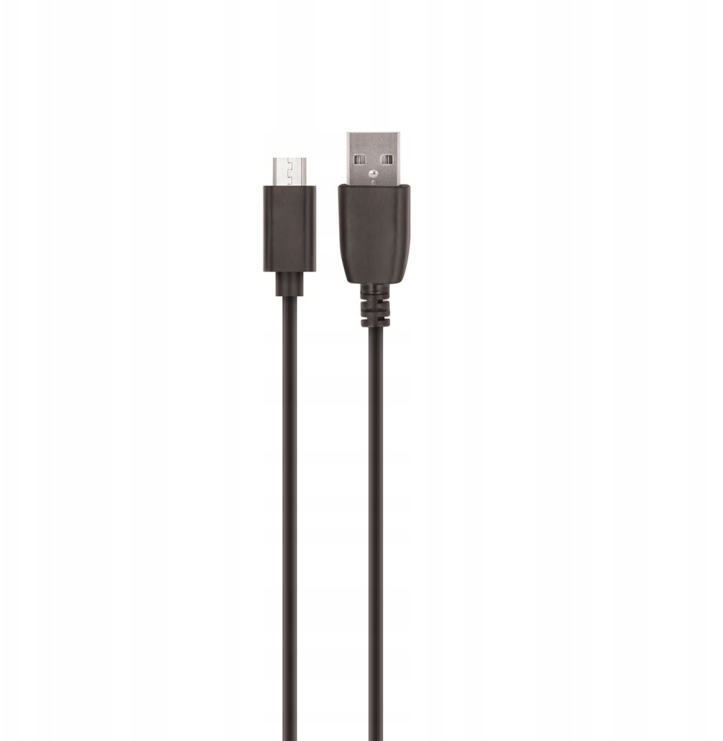 Setty USB kabelis 1m 2A micro USB melns R 1