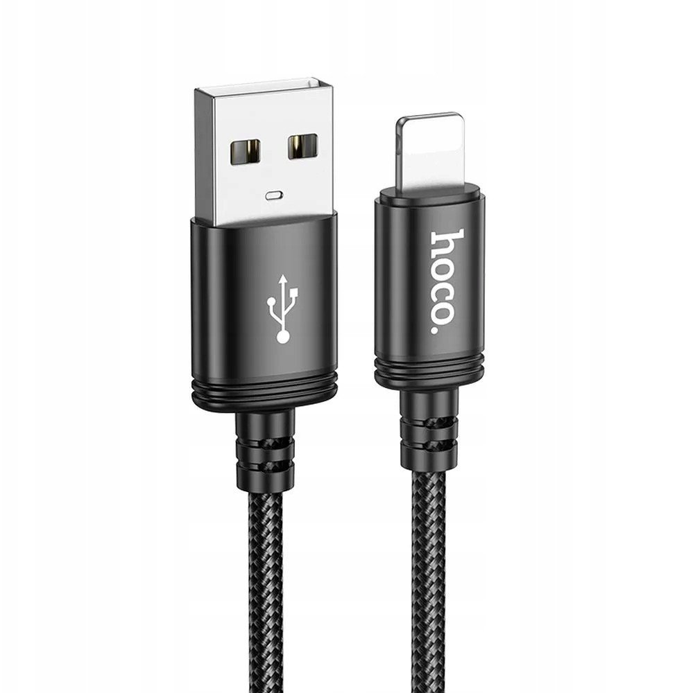 Kabel USB Hoco USB-A - Lightning 2 m Czarny