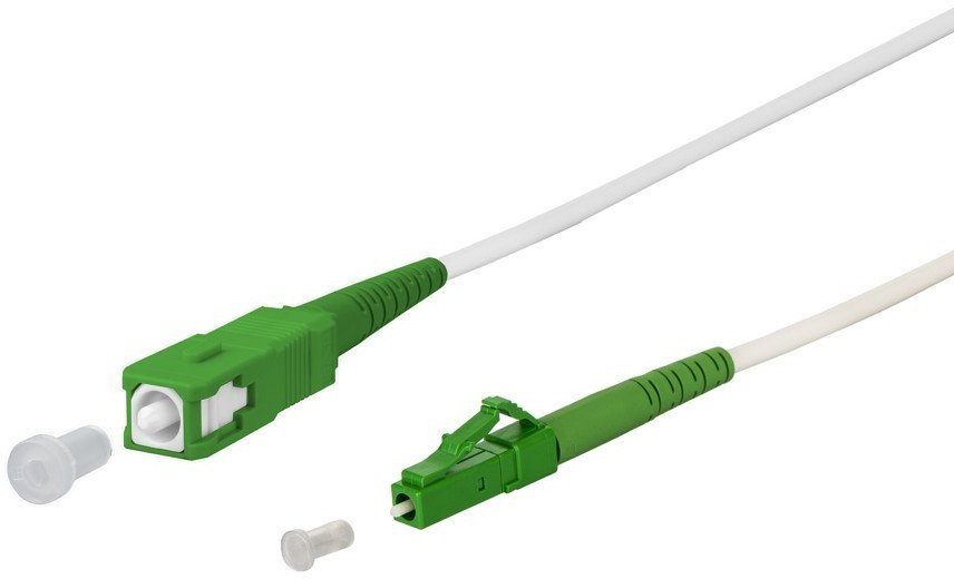 Kabel krosowy METZ CONNECT OpDAT, SC-S APC/LC-S APC OS2, 2 m