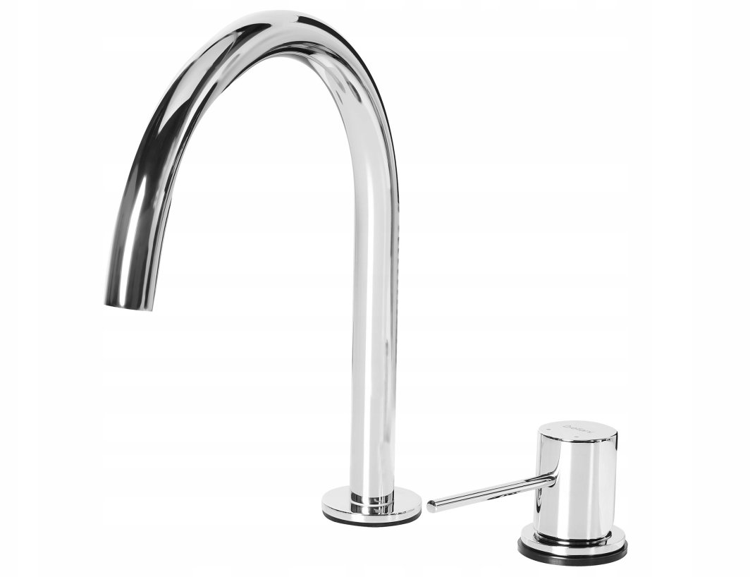 Bateria umywalkowa COLICO Mosiądz Srebrny 1