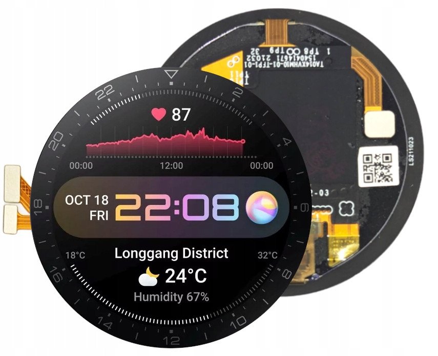 ORYGINAŁ WYŚWIETLACZ EKRAN LCD DOTYK DO HUAWEI WATCH 3 PRO 48MM GLL-AL01 (5904858332274) 1
