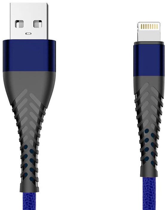 Kabel USB eXtremestyle USB-A - Lightning 3 m Niebieski