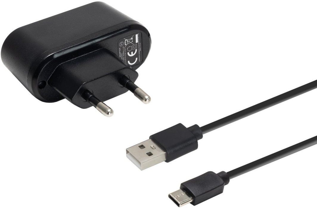 EVOLVEO Nabíječka USB-C pro mobilní telefony, černá