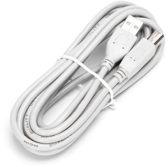 Kabel do drukarki USB 2.0 AM-BM 3 m szary 1