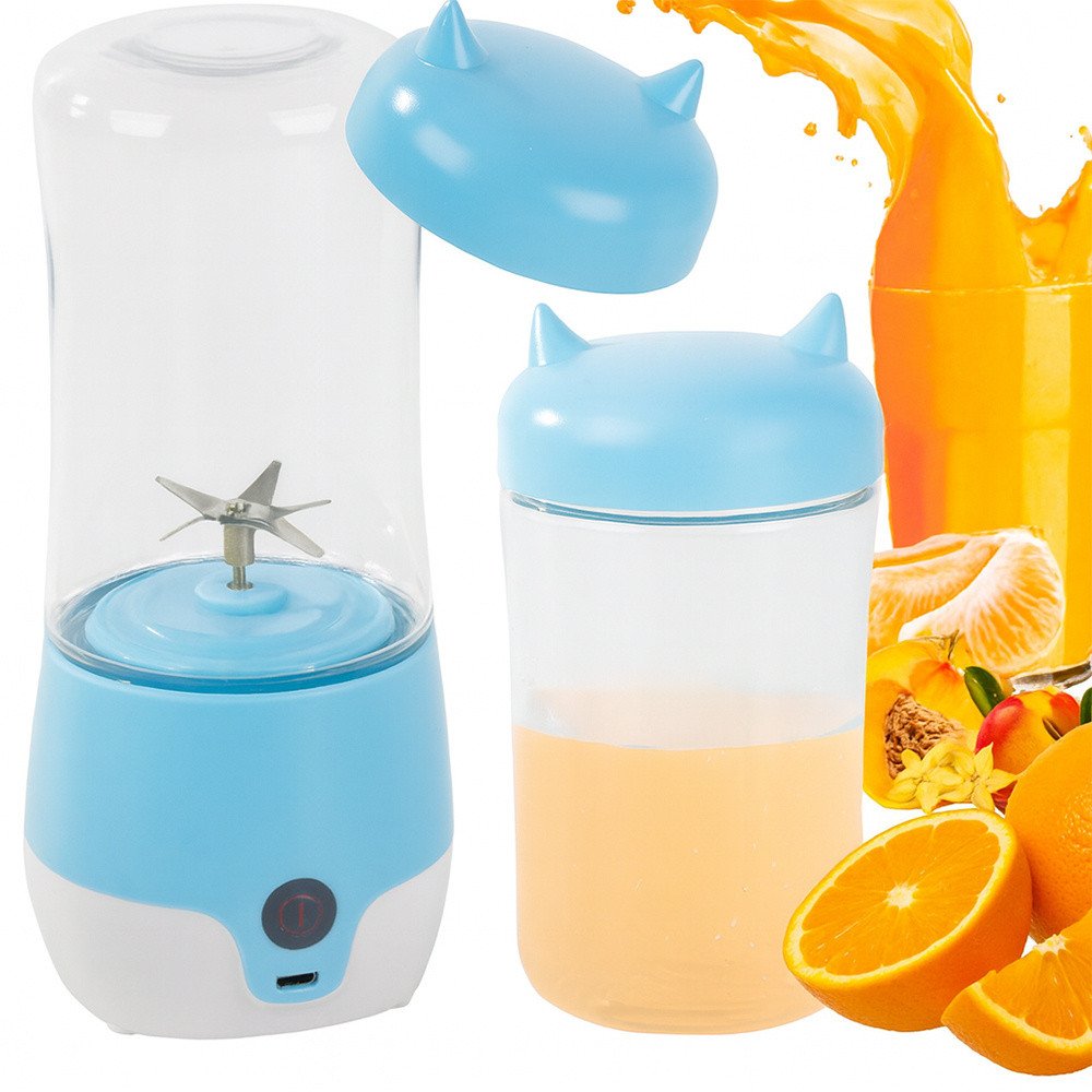 Blender do smoothie przenośny usb bezprzewodowy kubek pojemnik na koktail 1