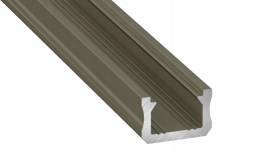 LUMINES Profil Aluminiowy do Taśm LED TYP X Slim INOX Anodowany 1M X1-I 1