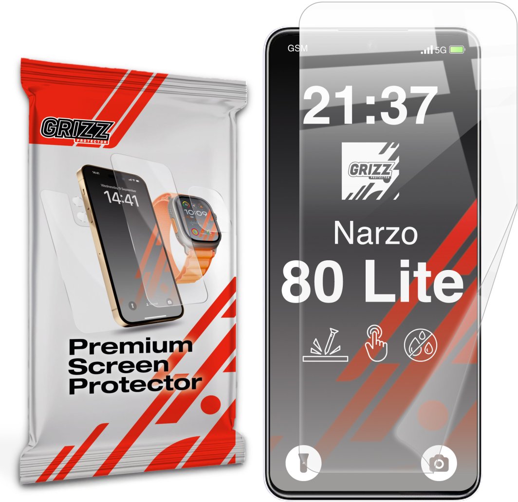 Folia ceramiczna GrizzGlass CeramicFilm do Realme Narzo 80 Lite 1