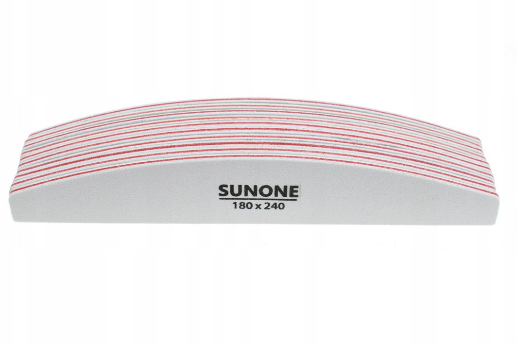 SUNONE_Pilnik biały łódka 180/240 10szt 1