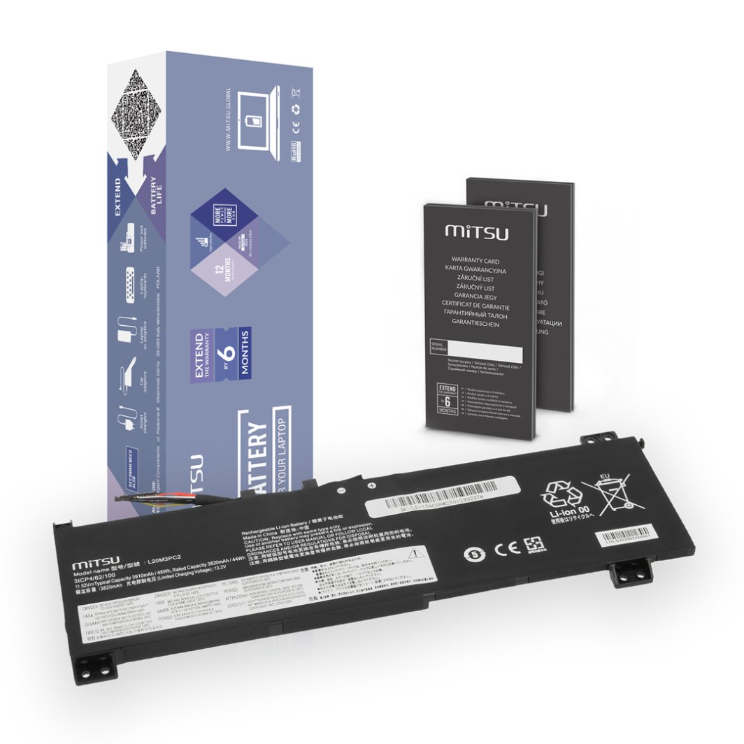Bateria L20C3PC2 do Lenovo IdeaPad Gaming 3 15ACH6 15IHU6 1
