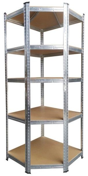 Kampinė sandėliavimo lentyna, 180x70x70x40cm, 175kg 1