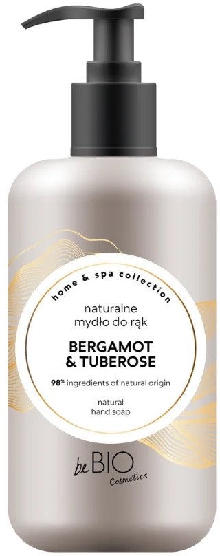 BeBio Ewa Chodakowska Home &amp Spa Collection naturalne mydło do rąk w płynie Bergamot &amp Tuberose 300ml