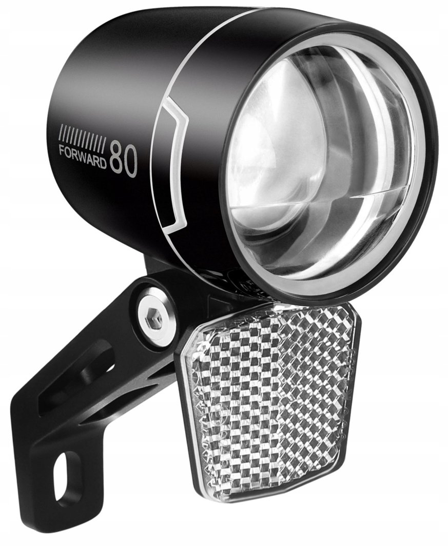 Lampa przód Verso 100 LUX do E-Bike  prądnica 6V-48V Uniwersalny 1