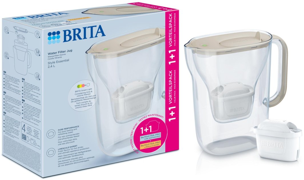 Brita Style Essential sand inkl. 1xMXPRO PP & 1xMXPRO EK 1