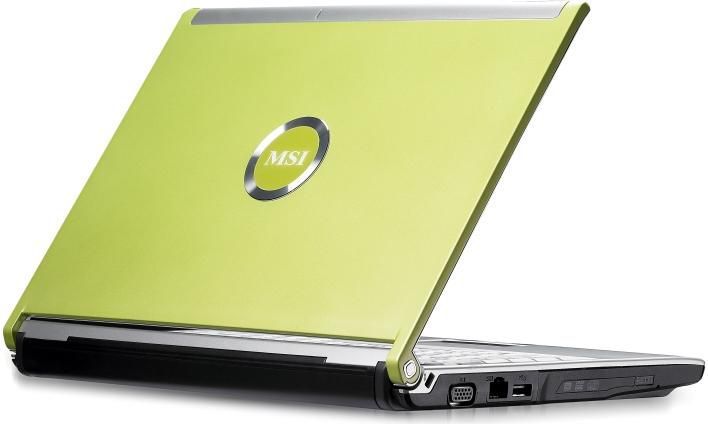 Laptop MSI PR210013PL PR210 ATH64 120 1024 VHB 12.1" ZIELONY 1