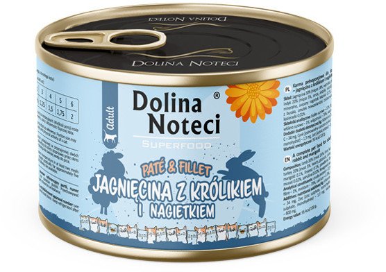 Dolina Noteci Superfood z jagnięciną i królikiem 185g 1