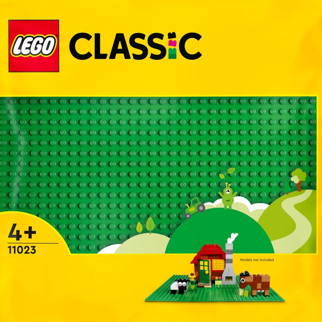 LEGO Classic Zielona płytka konstrukcyjna 12 szt. (11023) 1