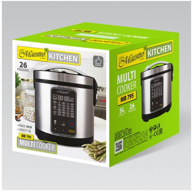 Feel Maestro feel maestro Multicooker 5l 26 programów 700W MR 795 Feel Maestro feel maestro Multicooker 5l 26 programów 700W MR 795