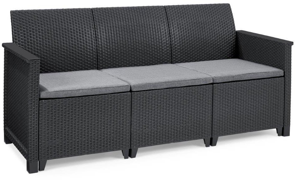 Ławka ogrodowa ELODIE 3-osobowa 163x65x74 cm 1