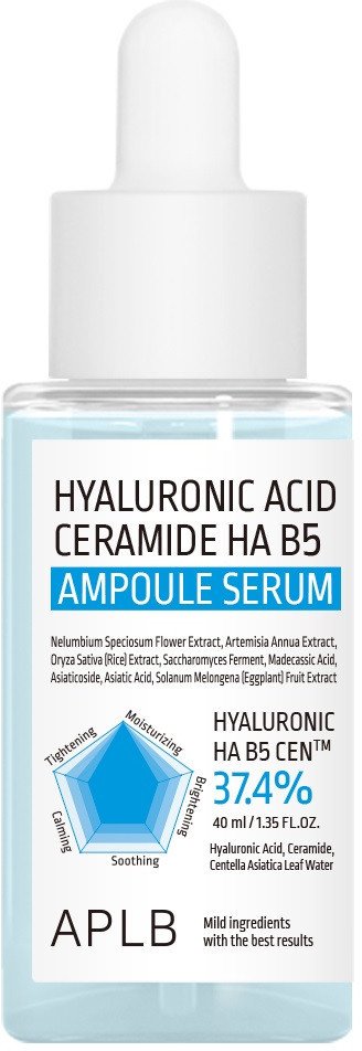 APLB Hyaluronic Acid Ceramide HA B5 Ampoule Serum odżywcze serum do twarzy 40ml 1