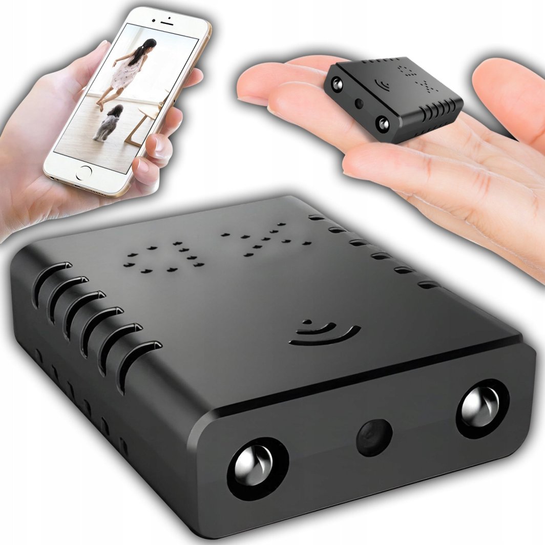 Mini kamera szpiegowska IP WiFi ukryta Full HD zdalny podgląd + aplikacja 1
