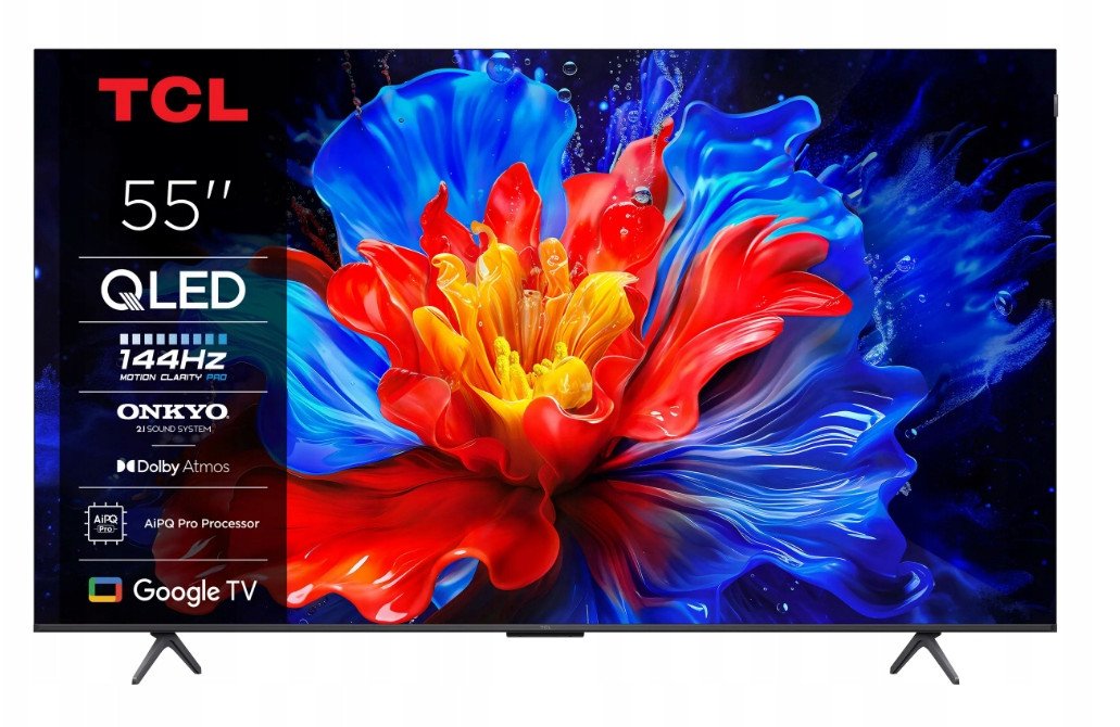 Telewizor TCL 55P81K QLED 55'' 4K Ultra HD Google TV 1