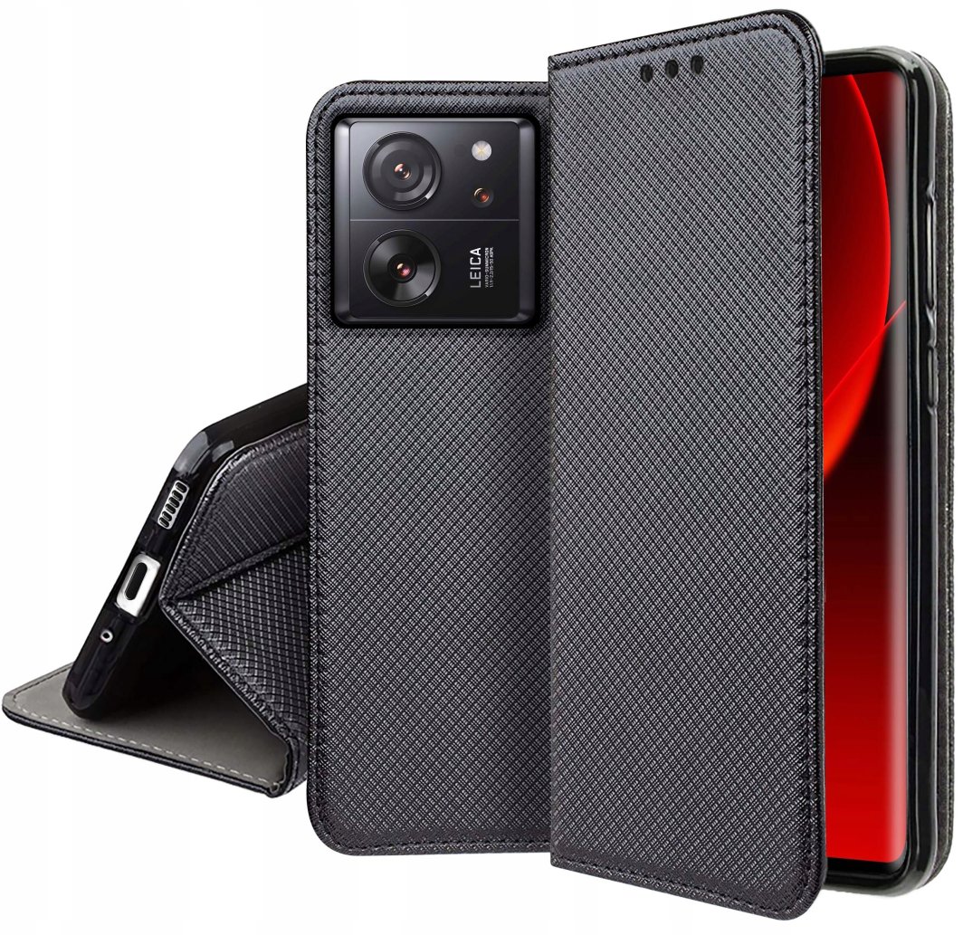 Etui do Xiaomi 13T | 13T Pro SMART MAGNET CASE PORTFEL + SZKŁO OCHRONNE 9H 1