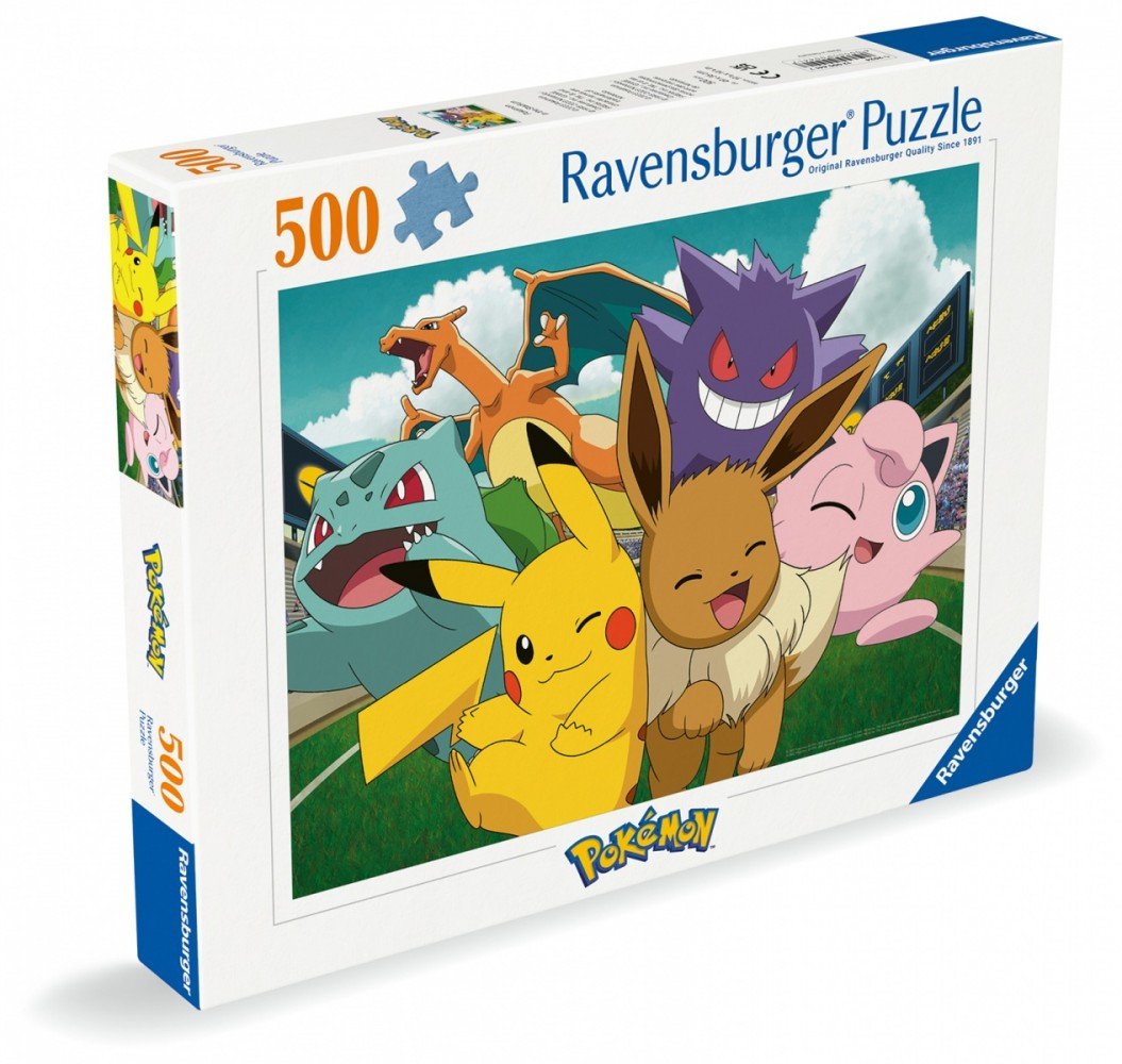 Puzzle 500 elementów pokemon classic