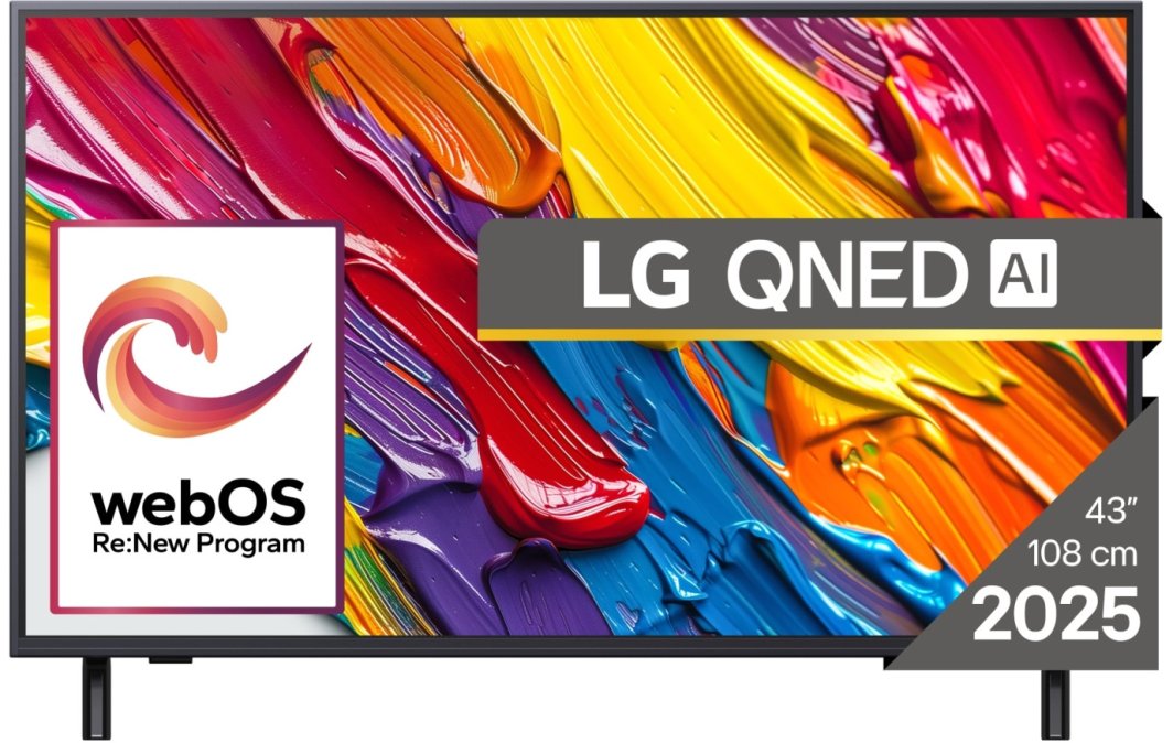 LG QNED82 AI  43''  4K UHD  QNED  melna - Televizors  43QNED82A3B.AEU (8806096352762) 1