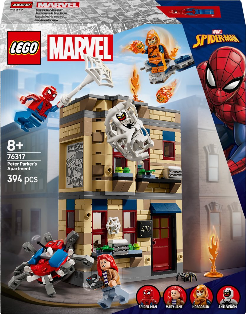 LEGO Marvel Mieszkanie Petera Parkera (76317) 1