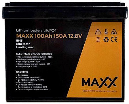 Akumulator LiFePO4 Maxx  12v 100Ah BMS 1