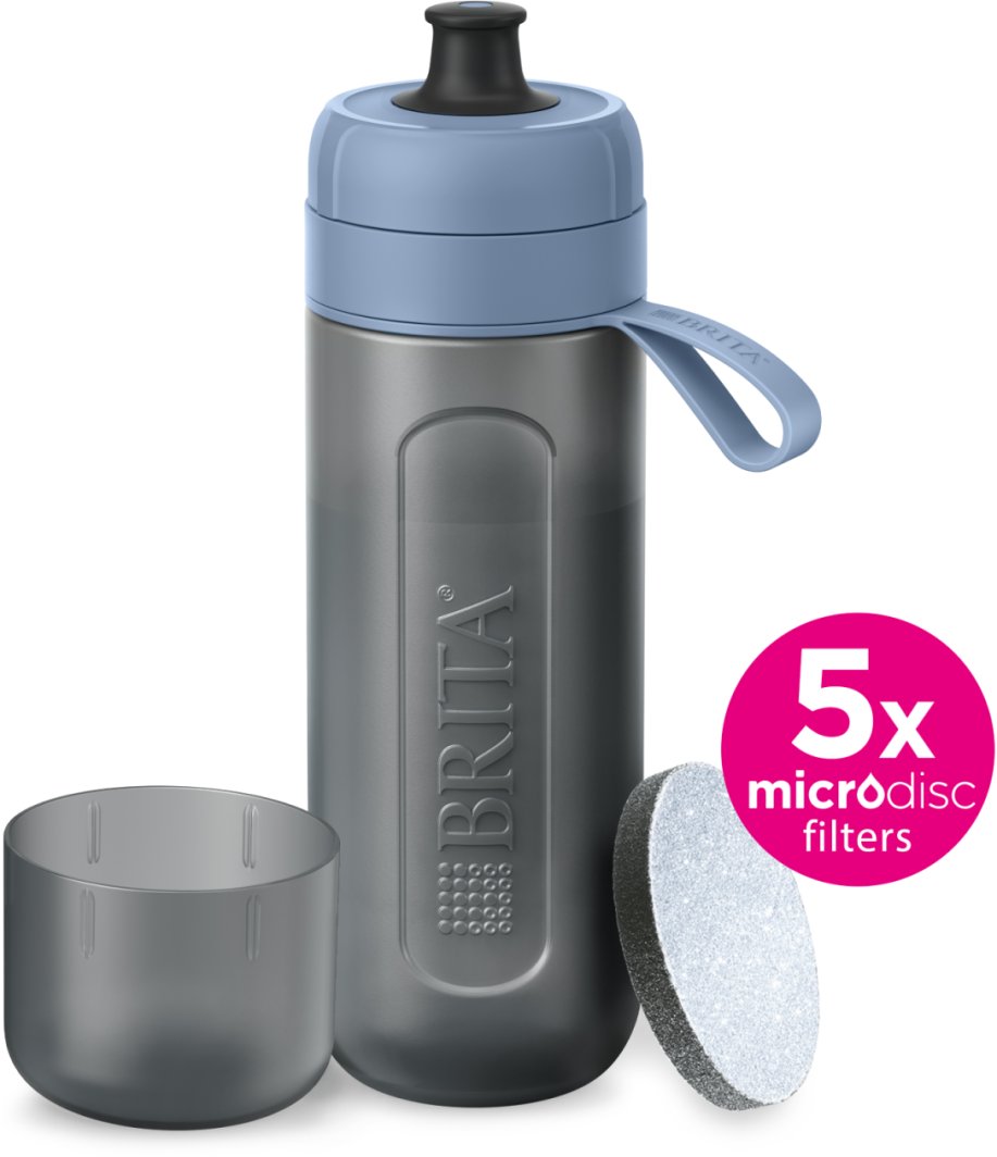 Brita Butelka filtrująca Active Pastelowy błękit + 5 filtrów do wody 1