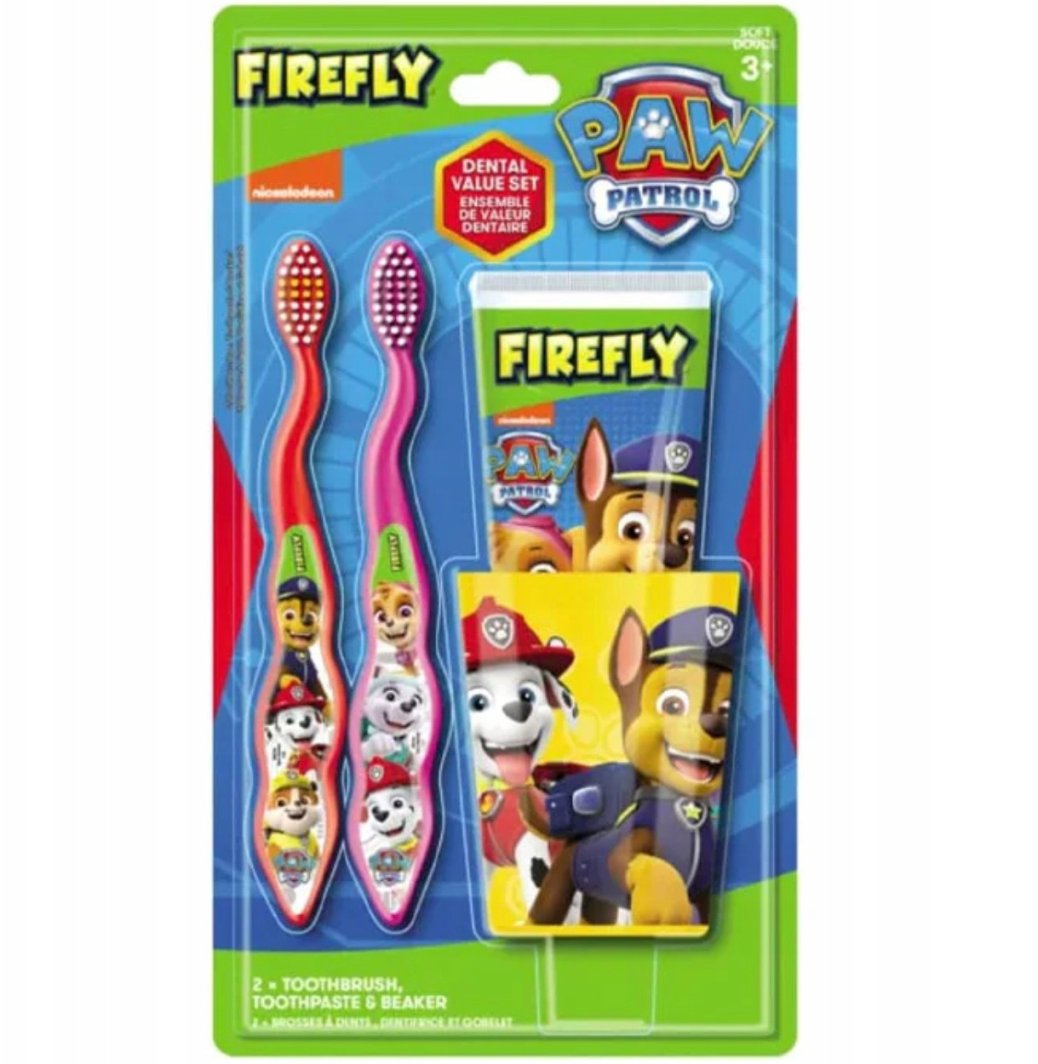 Psi Patrol Zestaw dla dzieci higieny jamy ustnej 2x Szczoteczka Pasta Kubek 1
