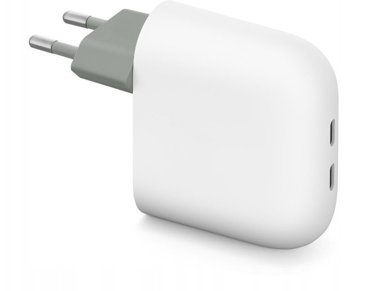 Google Pixel Flex Dual Port 67 W Fast Charger  USB-C  balta - Ladetajs Dual USB-C Charger GA09856-EU (0840353927964) 1