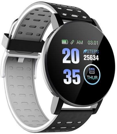 Smart Band 119 Plus czarno-biały 1