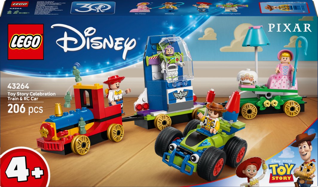 LEGO Disney Toy Story — Okolicznościowy pociąg i Pan Sterowany 3 szt. (43264) 1