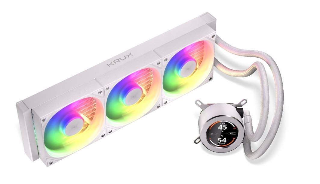 Krux HydroGlance 360 ARGB LCD White 1