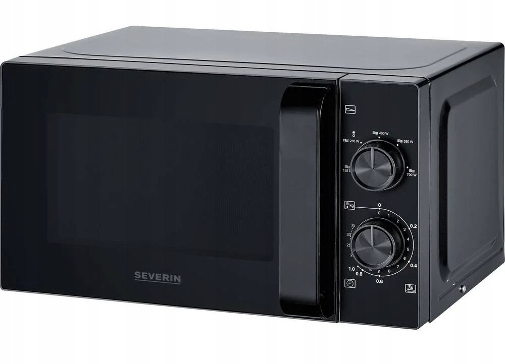 SEVERIN Mikrofalówka Solo 20L, obrotowa, szklana, moc 700 W 1